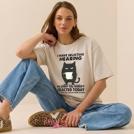 Selective Hearing Washed T-Shirt PT454