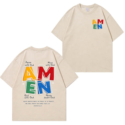 Vintage Amen Faith Washed T-Shirt PT473