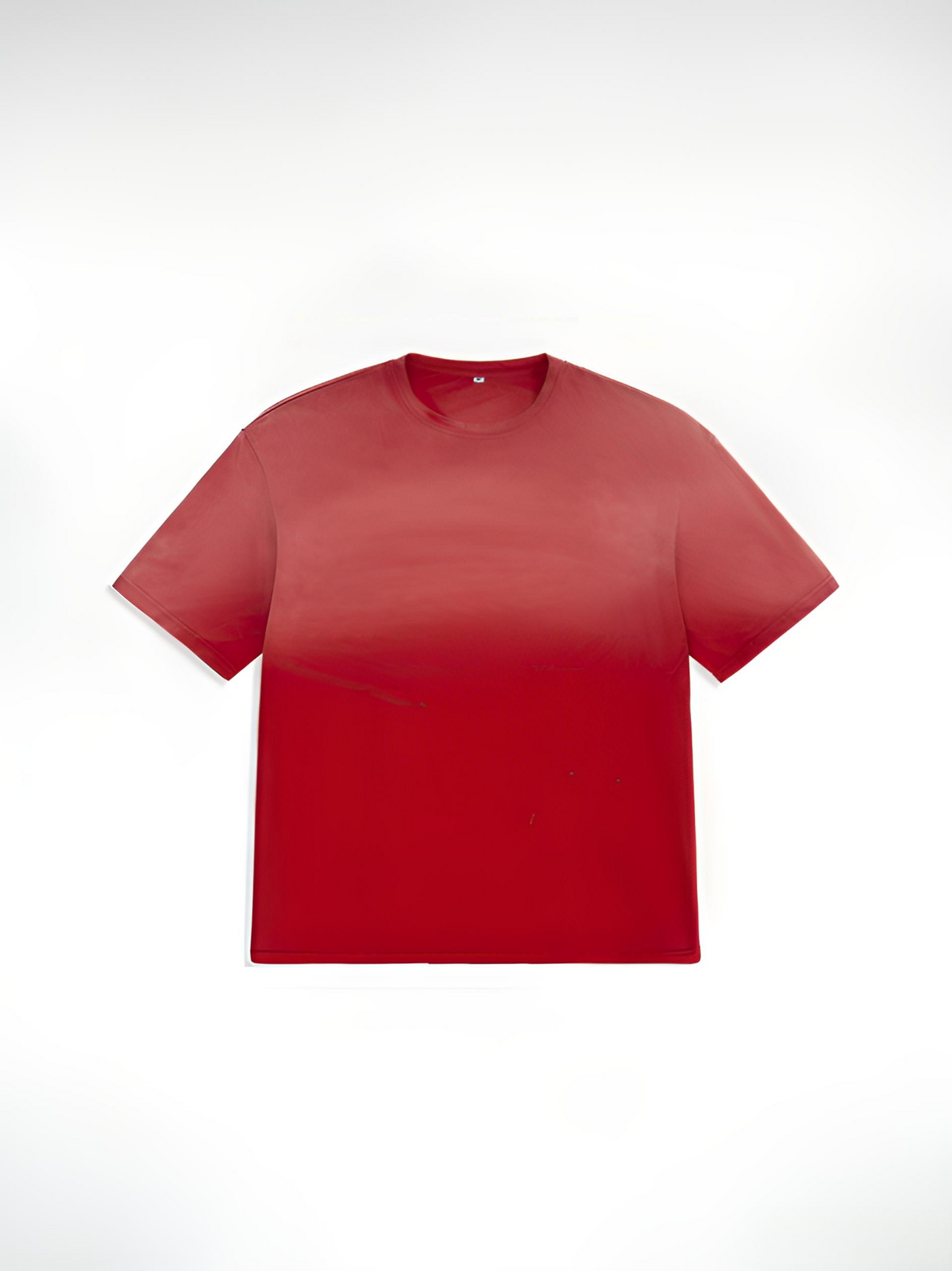 Vintage Wash Heavyweight Oversized Tee in Rose Red / Earth Brown