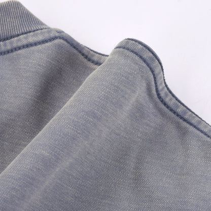 Vintage distressed slub cotton washed fabric GAD01