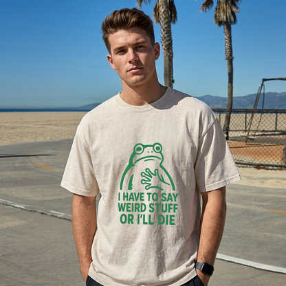 Weird Frog Funny Meme Shirt Classic T-Shirt PT442