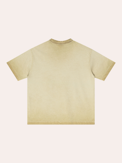 Broken Heart Teddy Bear Graphic Washed Tee