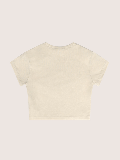 Y2K Acid Wash Butterfly Graphic Baby Tee
