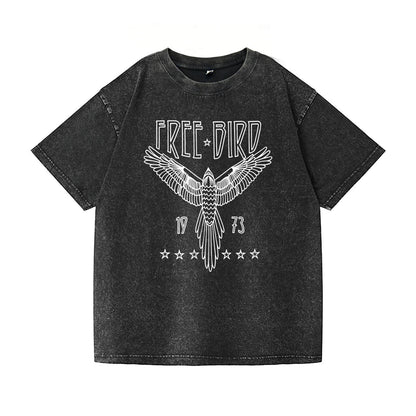 Free Bird Washed T-Shirt PT009