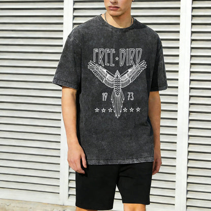 Free Bird Washed T-Shirt PT009