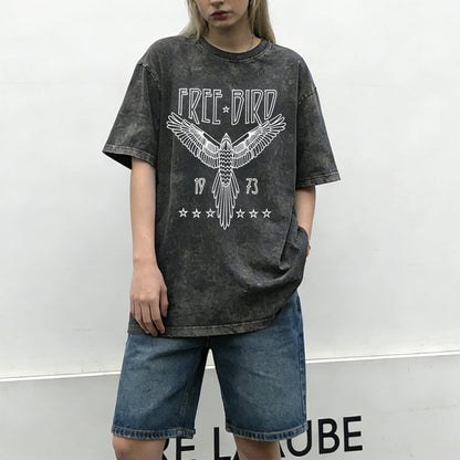 Free Bird Washed T-Shirt PT009