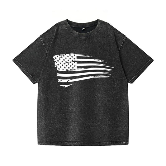 American Flag Washed T-Shirt PT011
