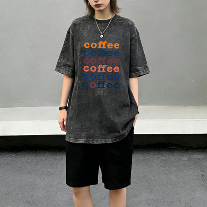 Coffee Washed T-Shirt PT013