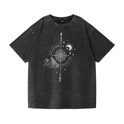Compass Washed T-Shirt PT014