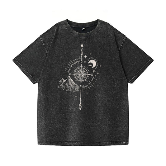 Compass Washed T-Shirt PT014