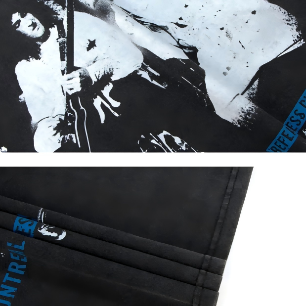 Vintage Queen Band Rock Graphic Washed T-Shirt