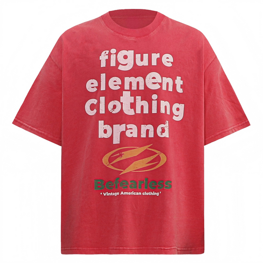 Vintage Red Washed Graphic T-Shirt