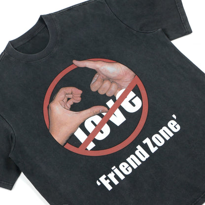 Vintage Friend Zone Graphic Washed T-Shirt
