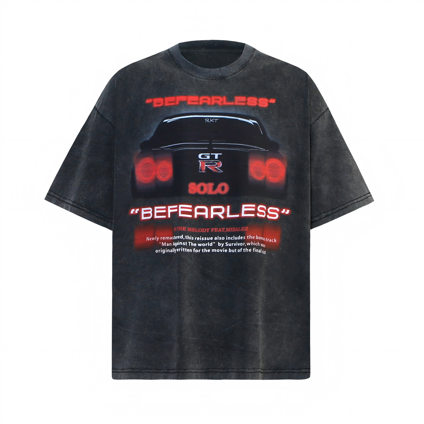 GT-R Car JDM Streetwear Graphic Washed T-Shirt