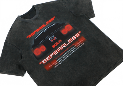 GT-R Car JDM Streetwear Graphic Washed T-Shirt