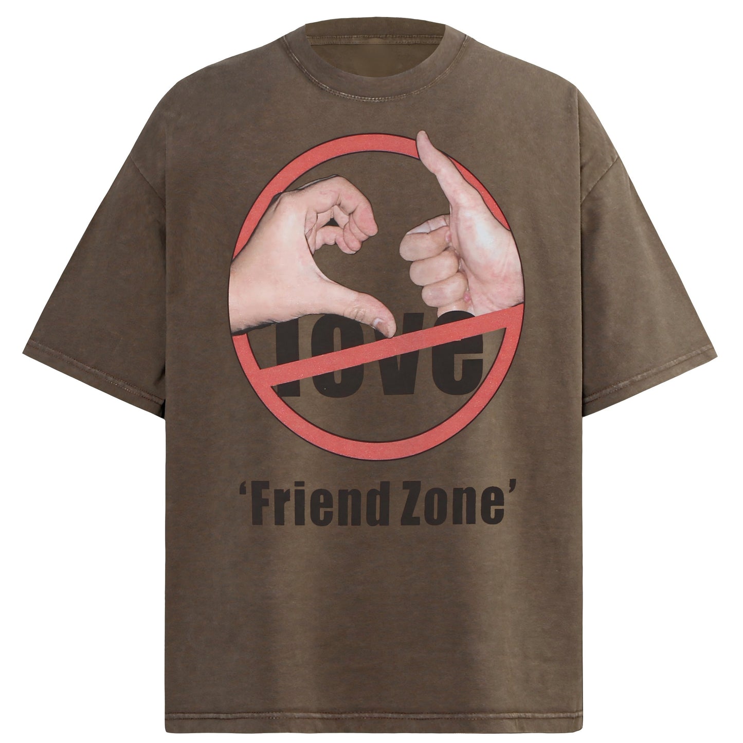 Vintage Friend Zone Graphic Washed T-Shirt