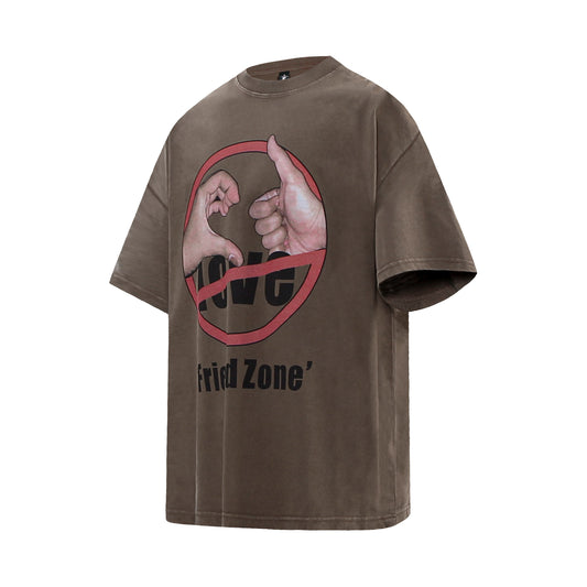 Vintage Friend Zone Graphic Washed T-Shirt