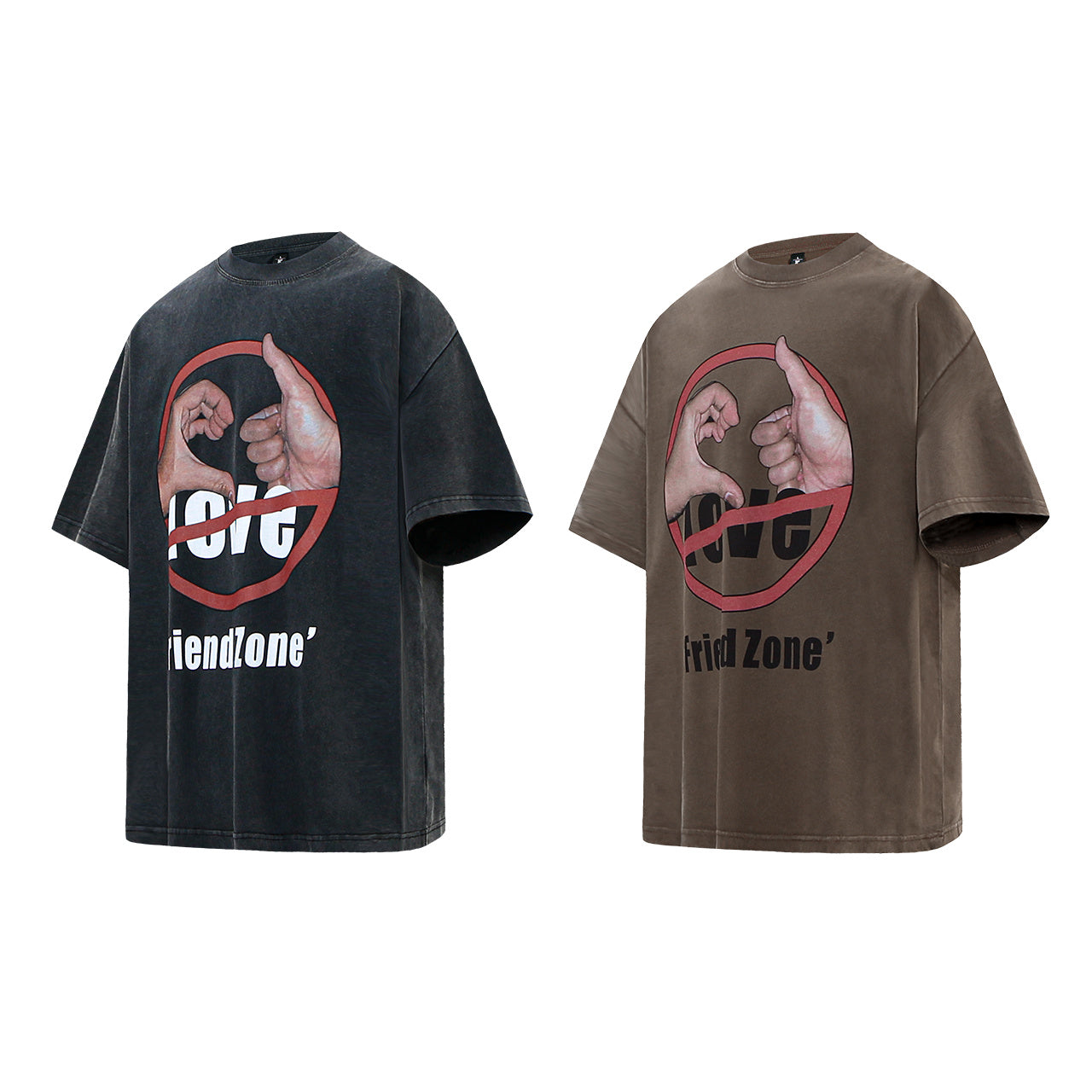 Vintage Friend Zone Graphic Washed T-Shirt