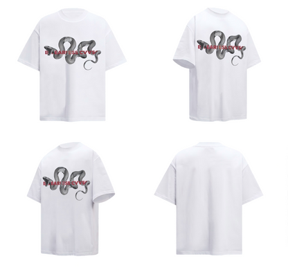 Snake Graphic Vintage Washed T-Shirt