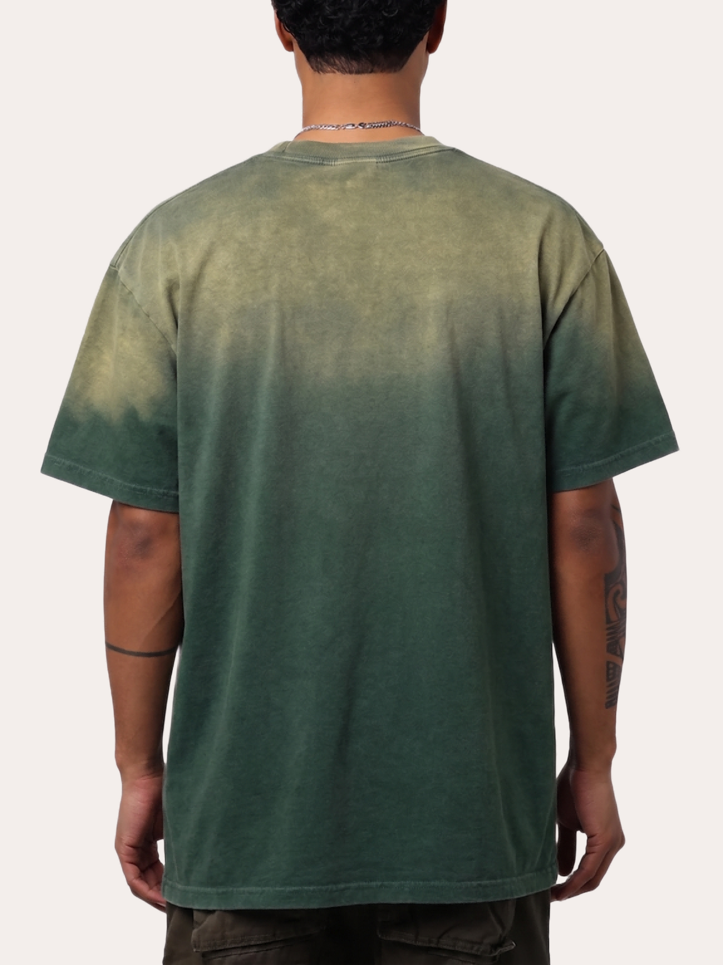 Vintage Retro Green Essential Washed T-shirt