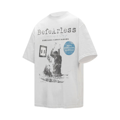 Vintage Black Grunge Graphic Washed T-Shirt